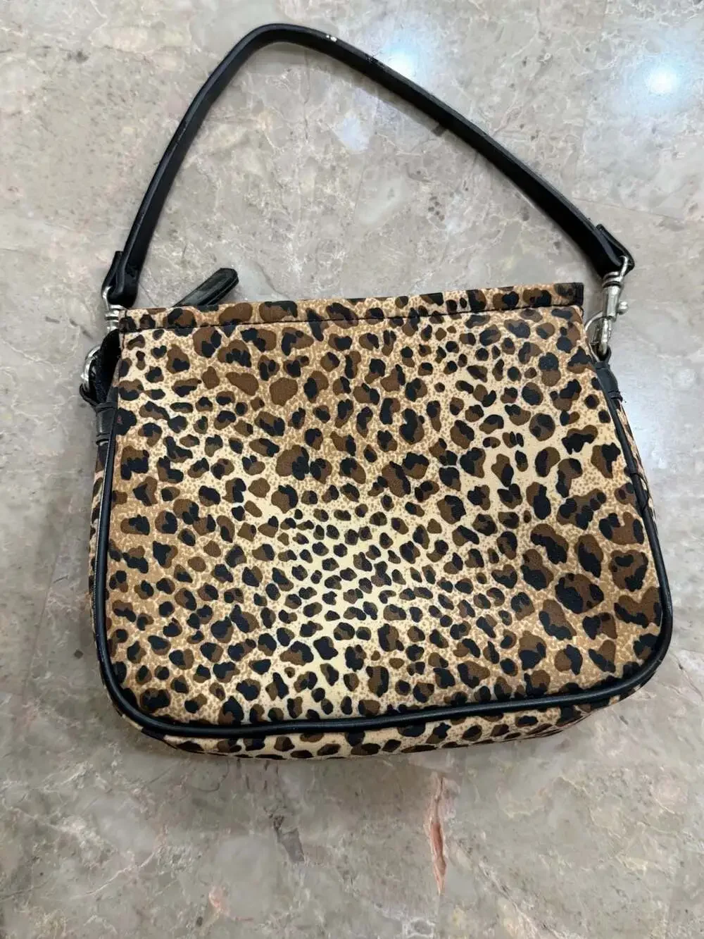 Rosetti Leopard Print Small Shoulder Bag / Wristlet